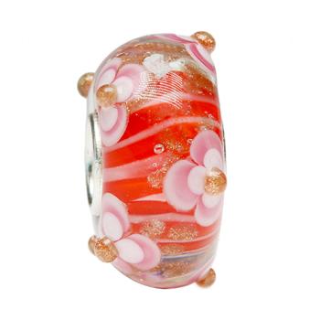 Candy Cane Moonsparkle Blossom - Ogerbeads Glass